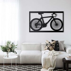 Imagine Decoratiune de perete, 5396, Metal, Dimensiuni: 75 x 42 cm, Negru