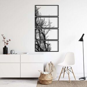 Imagine Decoratiune de perete, 5391, Metal, Dimensiune: 60 x 120 cm, Negru