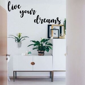 Imagine Decoratiune de perete, 5386, Metal, Dimensiune: 120 x 21 cm, Negru