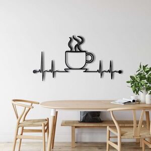 Imagine Decoratiune de perete, 5361, Metal, Dimensiuni: 75 x 39 cm, Negru