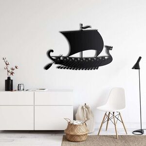 Imagine Decoratiune de perete, 5354, Metal, Dimensiuni: 75 x 52 cm, Negru