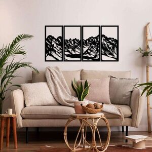 Imagine Decoratiune de perete, 5318, Metal, Dimensiune: 120 x 60 cm, Negru