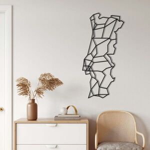 Imagine Decoratiune de perete, 5296, Metal, Dimensiuni: 37 x 75 cm, Negru