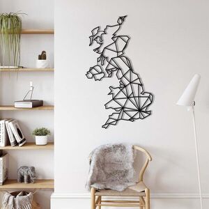 Imagine Decoratiune de perete, 5295, Metal, Dimensiuni: 36 x 60 cm, Negru