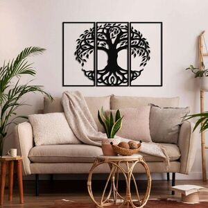 Imagine Decoratiune de perete, 5273, Metal, Dimensiune: 75 x 50 cm, Negru
