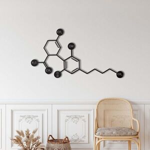 Imagine Decoratiune de perete, 5253, Metal, Dimensiune: 60 x 32 cm, Negru