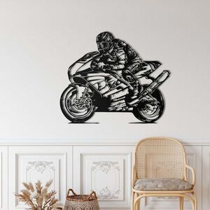 Imagine Decoratiune de perete, 5241, Metal, Dimensiune: 60 x 50 cm, Negru