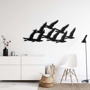 Imagine Decoratiune de perete, 5219, Metal, Dimensiuni: 75 x 33 cm, Negru