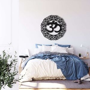 Imagine Decoratiune de perete, 5213, Metal, Dimensiuni: 71 x 71 cm, Negru