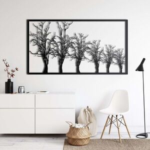 Imagine Decoratiune de perete, 5210, Metal, Dimensiuni: 75 x 42 cm, Negru