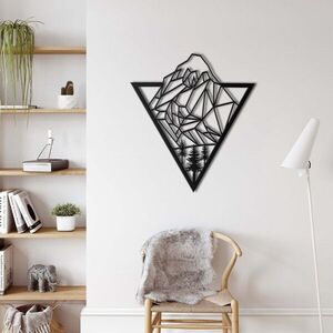 Imagine Decoratiune de perete, 5205, Metal, Dimensiune: 45 x 38 cm, Negru