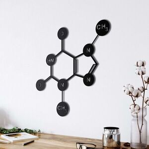 Imagine Decoratiune de perete, 5204, Metal, Dimensiune: 45 x 45 cm, Negru