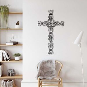 Imagine Decoratiune de perete, 5200, Metal, Dimensiuni: 44 x 75 cm, Negru