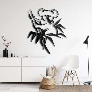 Imagine Decoratiune de perete, 5196, Metal, Dimensiuni: 63 x 75 cm, Negru