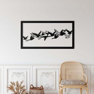 Imagine Decoratiune de perete, 5189, Metal, Dimensiune: 60 x 31 cm, Negru