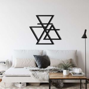 Imagine Decoratiune de perete, 5188, Metal, Dimensiune: 60 x 56 cm, Negru