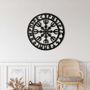 Imagine Decoratiune de perete, 5169, Metal, Dimensiune: 60 x 60 cm, Negru