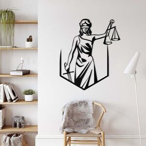 Imagine Decoratiune de perete, 5158, Metal, Dimensiuni: 63 x 75 cm, Negru