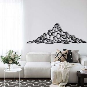 Imagine Decoratiune de perete, 5106, Metal, Dimensiuni: 76 x 25 cm, Negru