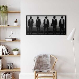 Imagine Decoratiune de perete, 5097, Metal, Dimensiune: 46 x 23 cm, Negru