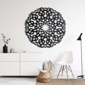 Imagine Decoratiune de perete, 5094, Metal, Dimensiune: 44 x 44 cm, Negru