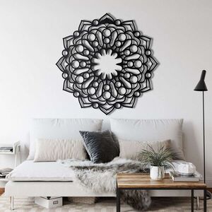Imagine Decoratiune de perete, 5093, Metal, Dimensiune: 44 x 44 cm, Negru