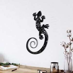 Imagine Decoratiune de perete, 5084, Metal, Dimensiune: 28 x 45 cm, Negru