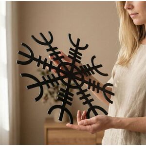 Imagine Decoratiune de perete, 5071, Metal, Dimensiune: 60 x 60 cm, Negru