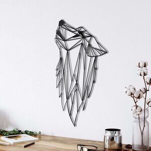 Imagine Decoratiune de perete, 5065, Metal, Dimensiuni: 36 x 61 cm, Negru