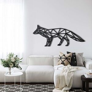 Imagine Decoratiune de perete, 5061, Metal, Dimensiune: 45 x 19 cm, Negru