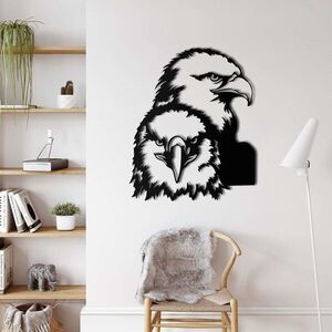 Imagine Decoratiune de perete, 5044, Metal, Dimensiune: 50 x 60 cm, Negru
