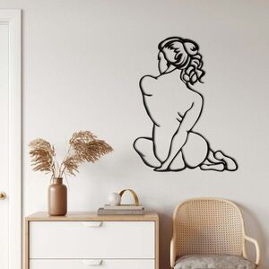 Imagine Decoratiune de perete, 5040, Metal, Dimensiuni: 48 x 61 cm, Negru