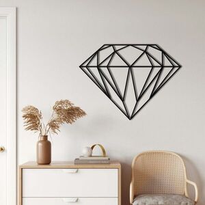 Imagine Decoratiune de perete, 5039, Metal, Dimensiuni: 90 x 66 cm, Negru