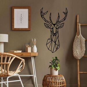 Imagine Decoratiune de perete, 5038, Metal, Dimensiuni: 46 x 76 cm, Negru