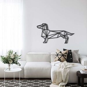 Imagine Decoratiune de perete, 5035, Metal, Dimensiune: 46 x 23 cm, Negru