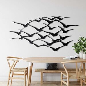 Imagine Decoratiune de perete, 5031, Metal, Dimensiuni: 76 x 38 cm, Negru