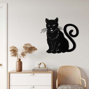 Imagine Decoratiune de perete, 5028, Metal, Dimensiuni: 46 x 43 cm, Negru