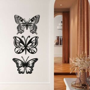 Imagine Decoratiune de perete, 5025, Metal, Dimensiune: 33 cm, Negru