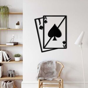 Imagine Decoratiune de perete, 5024, Metal, Dimensiuni: 38 x 46 cm, Negru
