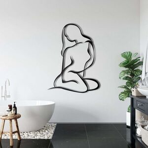 Imagine Decoratiune de perete, 5014, Metal, Dimensiune: 45 x 60 cm, Negru