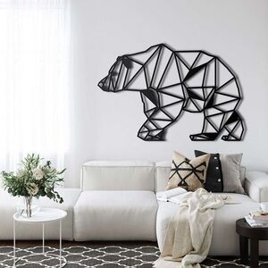 Imagine Decoratiune de perete, 5013, Metal, Dimensiune: 75 x 50 cm, Negru