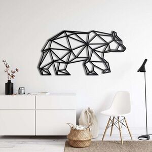 Imagine Decoratiune de perete, 5012, Metal, Dimensiuni: 90 x 46 cm, Negru