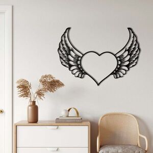 Imagine Decoratiune de perete, 5006, Metal, Dimensiune: 60 x 42 cm, Negru