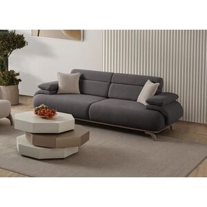 Imagine Canapea 3 locuri, Atelier del Sofa, 752EST1136, Lemn de carpen/PAL melaminat, Antracit