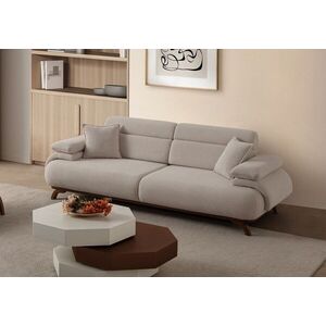 Imagine Canapea 3 locuri, Atelier del Sofa, 752EST1145, Lemn de carpen/PAL melaminat, Bej