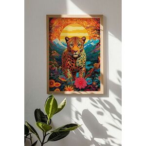 Imagine Tablou decorativ, Mscartmdl7, Lemn masiv, MDF, Multicolor
