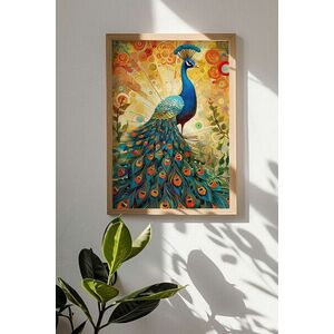 Imagine Tablou decorativ, Mscartmdl25, Lemn masiv, MDF, Multicolor