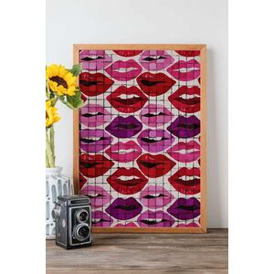 Imagine Tablou decorativ, Popmosaıc17, Lemn masiv, MDF, Multicolor