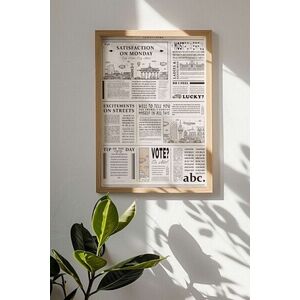 Imagine Tablou decorativ, NWSPPRMDL2, Lemn masiv, MDF, Multicolor
