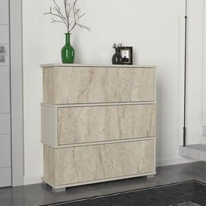 Imagine Pantofar, Hanah Home, Napolyon, 90x93x30 cm, PAL, Travertin / Gresie
